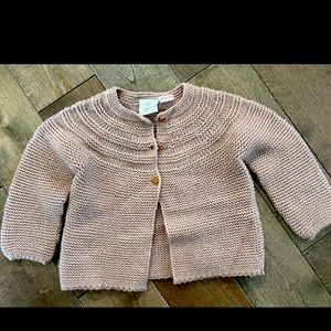 Zara blush pink knit sweater - Size 6-9 months